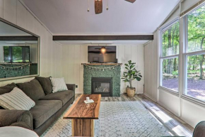 Luxury Pocono Home with Deck, Walk to Lake Harmony!